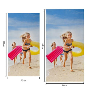 Custom Photo Beach Towel Personalized Beach Towel Custom Gift for Your Girlfriend  - 70*140cm - MadeMineAU