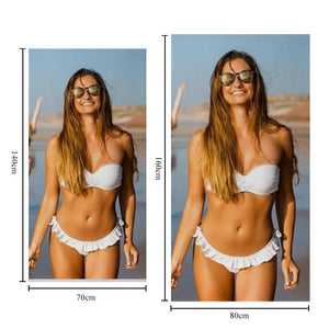 Custom Photo Beach Towel Personalized Beach Towel Custom Gift for Your Mom  - 70*140cm - MadeMineAU