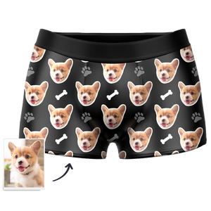 Men's Custom Dog Boxer Shorts 3D Online Preview