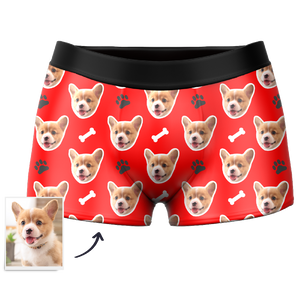 Men's Custom Dog Boxer Shorts 3D Online Preview