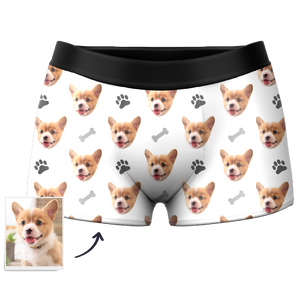 Men's Custom Dog Boxer Shorts 3D Online Preview