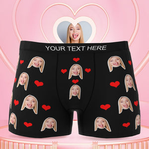 Personalised Face Boxers Custom Boxer Briefs Boxers With Face On Them