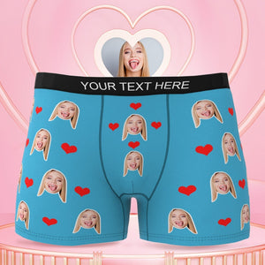 Anniversary Gift Personalised Boxers Face Gift for him