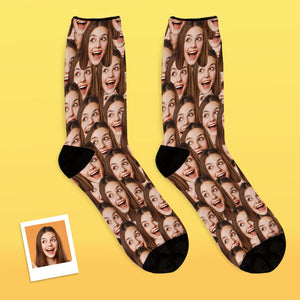 Custom Face Mash Socks Valentine's Day Gifts