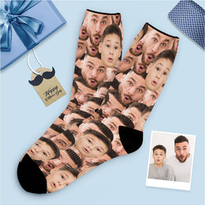 Custom Face Mash Socks Valentine's Day Gifts