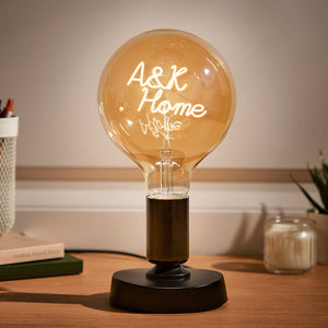 Christmas Gifts Custom Name Light Bulbs Vintage Edison Led Filament Modeling Lamp Home Decor - MadeMineAU