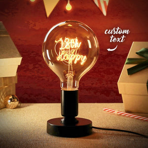 Birthday Gifts Custom Light Bulbs Vintage Edison Led Desktop Lamp Home Decor - MadeMineAU