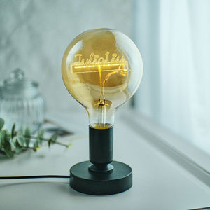 Custom Acrylic Name Led Vintage Edison Filament Modeling Lamp Soft Light Bulbs - MadeMineAU