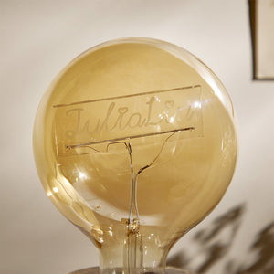 Custom Led Vintage Edison Personalized Acrylic Name Lamp Soft Light Bulbs - MadeMineAU