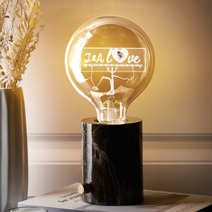 Custom Photo Led Vintage Edison Personalized Acrylic Name Lamp Soft Light Bulbs - MadeMineAU