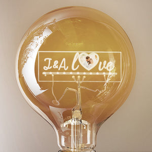 Custom Photo Led Vintage Edison Personalized Acrylic Name Lamp Soft Light Bulbs - MadeMineAU