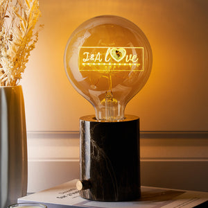 Custom Photo Led Vintage Edison Personalized Acrylic Name Lamp Soft Light Bulbs - MadeMineAU