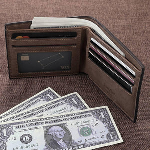 Men's Wallet, Personalized Wallet, Photo Wallet with Engraving Gift for Men - MadeMineAU