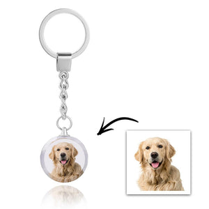 Custom Photo Crystal Keychain Personalized Gift For Couple - MadeMineAU