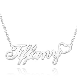 Custom Name Necklace with Little Heart, Gifts for Girls - MadeMineAU
