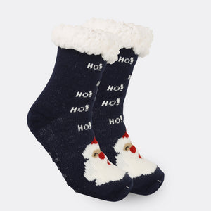 Christmas Socks Plush Coral Fleece Winter Home Christmas Socks Santa Claus Gift Thick Socks