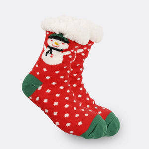 Christmas Socks Plush Coral Fleece Winter Home Christmas Socks Santa Claus Gift Thick Socks