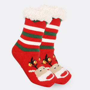 Christmas Socks Plush Coral Fleece Winter Home Christmas Socks Santa Claus Gift Thick Socks