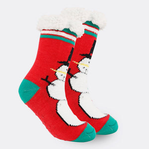 Christmas Socks Plush Coral Fleece Winter Home Christmas Socks Santa Claus Gift Thick Socks