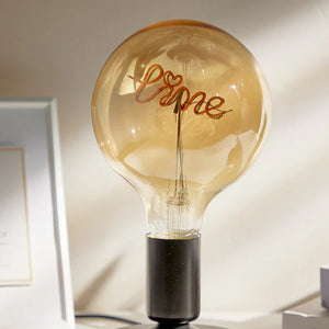 Custom Text Vintage Edison Led Filament Modeling Lamp Soft Light Bulbs Decorative Warm Yellow Light Led - MadeMineAU