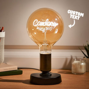 Birthday Gifts Custom Light Bulbs Vintage Edison Led Desktop Lamp Home Decor - MadeMineAU