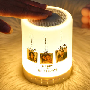 Custom Colorful Bluetooth Speaker Photo Night Light