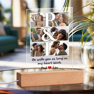 Custom Love Night Light Photo Engraved Night Light Gifts For Girlfriend