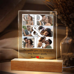 Custom Love Night Light Photo Engraved Night Light Gifts For Girlfriend