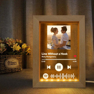 Custom Scannable Spotify Code Keychain Custom Spotify Plaque Personalized Photo Nightlight Gifts For Girlfriend