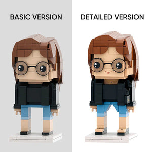 Custom Bricks Figures Full Body Customizable 1 Person Bricks For Young Girls Gifts For Girlfriend