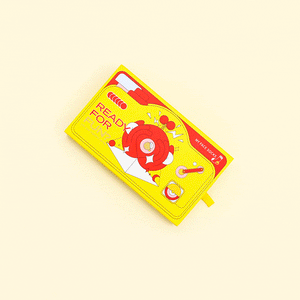 Socks Gift Box - Yellow Camera - MadeMineAU