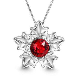 Maple Leaf Pendant Necklace Red Maple Leaf Gifts for Her - MadeMineAU