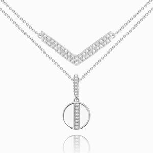 Couple Necklace I Love You Silver Chain For Women - MadeMineAU