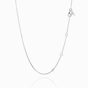 Box Chain Necklace Basic Necklace Adjustable Length 17.7 Inch - MadeMineAU