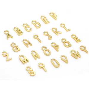 Alphabet O Earrings Gold Plated Alloy - MadeMineAU