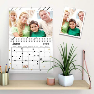 Custom Wall Calendar Home Decoration Warm Family - MadeMineAU