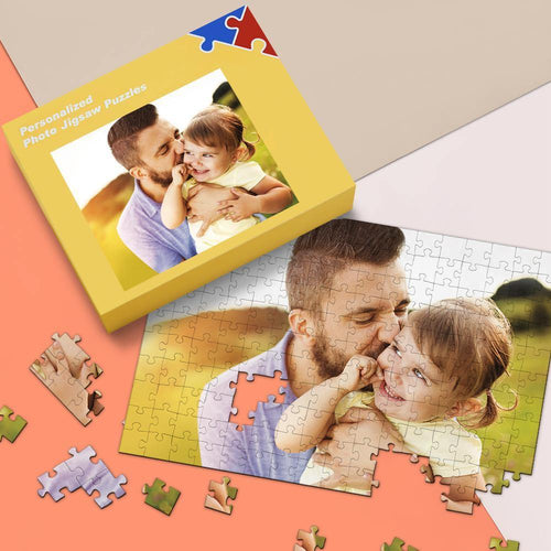 Father's Day Gifts Personalized Photo Jigsaw Puzzle 35-1000 pieces Puzzles - MadeMineAU