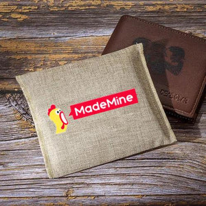 Linen Short Wallet Bag Gift For Her/Him - MadeMineAU