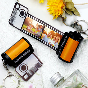 Custom Keychain Personalized Photo Camera Roll Keychain Keychain for Her