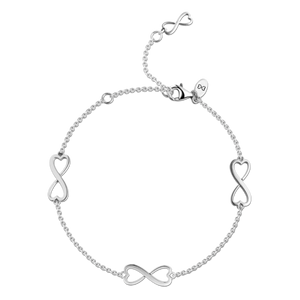 Infinity Love Bracelet Sterling Silver For Women - MadeMineAU