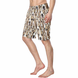 Custom Face Beach Shorts Men's Photo Swim Trunks Gifts For Him - Mash Dog