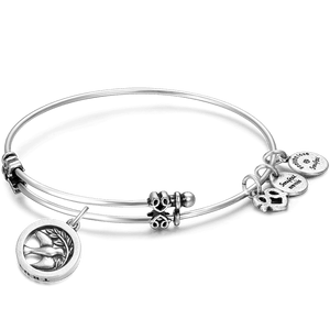 Truth Charm Bangle Silver Plated For Women - MadeMineAU