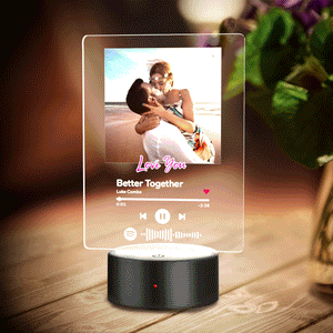 Custom Spotify Code Acrylic Keychain/Plaque/Night Light Engraved Gift For Lover - MadeMineAU