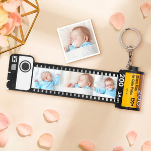 Gifts For Father Camera Roll Keychain Multiphoto Camera Roll 100% Recycled Keychain Unique Gifts