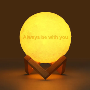 Gifts For Lover Moon Lamp Personalised Photo Moon Lamp  With Touche 2 Colors Remote 16 Colors