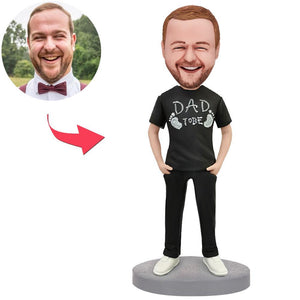 AU Sales-Custom To Be Dad Bobbleheads With Engraved Text Gift For Man