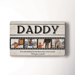 Custom Photo Engraved Wallet Insert Card | Gift Card For Daddy