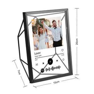 Custom Photo Spotify Acrylic Photo Frame Personalized Picture Gift - MadeMineAU