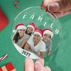 Personalized Photo Christmas Ornament Christmas Gift Sisters Siblings Family Brothers - MadeMineAU