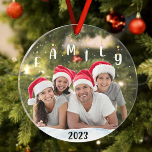 Personalized Photo Christmas Ornament Christmas Gift Sisters Siblings Family Brothers - MadeMineAU